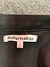 Reformation Solid Black Skort Size L - photo 3