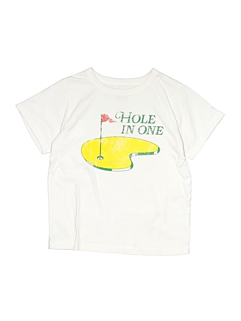 Pre-owned Chaser Kids' Short Sleeve T-shirt In Ivory