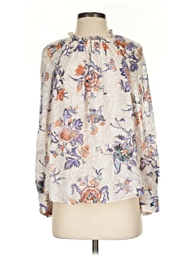 Rebecca Taylor Long Sleeve Silk Top (view 1)