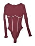 Shein Burgundy Bodysuit Size 6 - photo 1