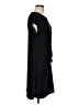 Nicole Miller Solid Black Casual Dress Size M - photo 4
