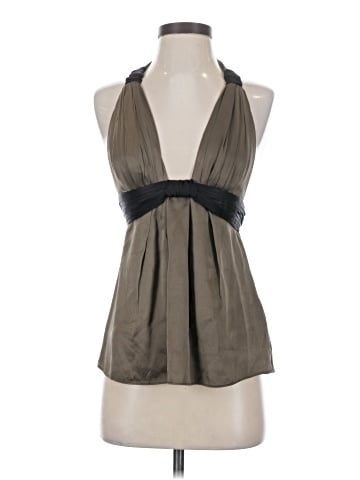 Black Halo Sleeveless Silk Top (view 1)