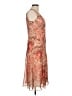Kasper 100% Polyester Paisley Tan Cocktail Dress Size 8 - photo 4