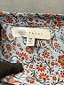 Fever 100% Polyester Paisley Blue 3/4 Sleeve Blouse Size M - photo 7