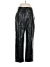 A New Day 100% Polyurethane Metallic Black Casual Pants Size 8 - photo 1