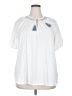 Lane Bryant White Short Sleeve Blouse Size 18 - 20 Plus - photo 1