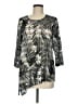 Chico's Gray 3/4 Sleeve Blouse Size Med (1) - photo 1