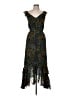 Ramy Brook 100% Viscose Animal Print Black Cocktail Dress Size M - photo 1