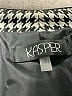 Kasper 100% Polyester Houndstooth Gray Blazer Size 10 - photo 6