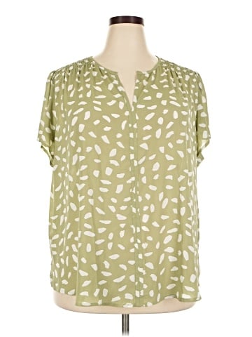 Monday Fun Short Sleeve Blouse (view 1)