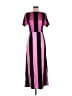Christopher John Rogers for Target 100% Viscose Stripes Pink Casual Dress Size 0 - photo 1