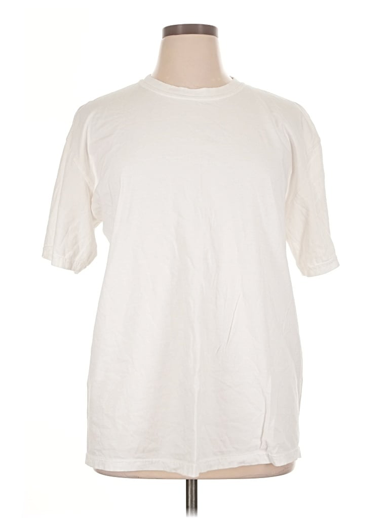 Pre-owned Comfort Colors Short Sleeve T-shirt In Ivory