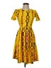 Lularoe Print Yellow Casual Dress Size XXS - photo 1