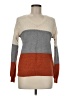 Zeagoo Color Block Orange Pullover Sweater Size M - photo 1