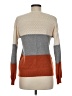 Zeagoo Color Block Orange Pullover Sweater Size M - photo 2