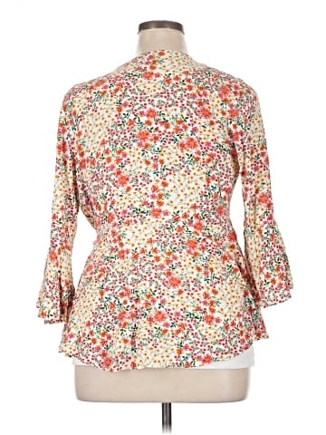 City Chic 3/4 Sleeve Blouse (view 2)