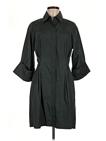 Madewell Poplin Tucked Mini Shirtdress (view 1)