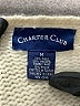 Charter Club Chevron-herringbone Ivory Cardigan Size M - photo 7