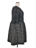 Taylor Chevron-herringbone Black Casual Dress Size 18 - photo 4