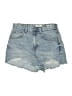 Cotton On 100% Cotton Blue Denim Shorts Size 6 - photo 1