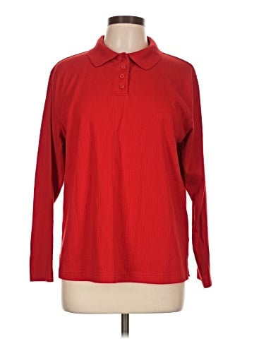 Rebecca Malone Long Sleeve Polo (view 1)