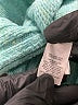 Express 100% Lambswool Teal Wool Pullover Sweater Size M - photo 8