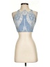 Assorted Brands Blue Sleeveless Blouse Size S - photo 1