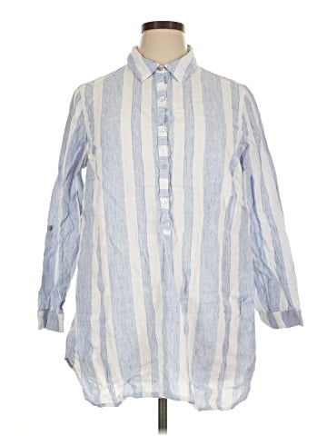 J.Jill 3/4 Sleeve Button-Down Shirt (view 1)
