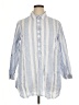 J.Jill Stripes Blue 3/4 Sleeve Button-Down Shirt Size XL - photo 1