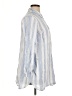 J.Jill Stripes Blue 3/4 Sleeve Button-Down Shirt Size XL - photo 4