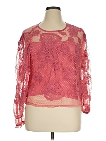 Express 3/4 Sleeve Blouse (view 1)