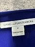 Diane von Furstenberg 100% Polyester Blue 3/4 Sleeve Top Size P (petite) - photo 7