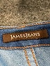 James Jeans Solid Blue Jeans Size 30 waist - photo 7