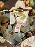 Fig and Flower 100% Polyester Floral Gold 3/4 Sleeve Blouse Size M - photo 7