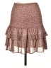 Allison 100% Polyester Paisley Orange Brown Casual Skirt Size S - photo 1