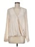 L'Agence 100% Polyester Ivory Long Sleeve Blouse Size Med (2) - photo 1