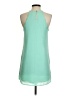 Lost April 100% Polyester Solid Teal Casual Dress Size S - photo 2