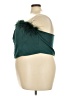Boohoo 100% Polyester Teal Green Tube Top Size 24 - photo 5