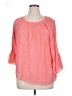 Jaclyn Smith Pink Orange 3/4 Sleeve Blouse Size XL - photo 1