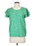 Shein Stars Green Short Sleeve Top Size S - photo 1