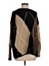 Zara Chevron-herringbone Brown Pullover Sweater Size S - photo 1
