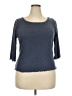 Natural Life Gray 3/4 Sleeve Top Size XXL - photo 1