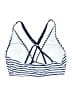 Unbranded Stripes Blue Swimsuit Top Size M - photo 2