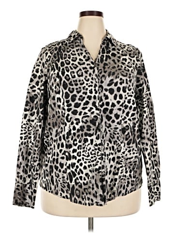 Lane Bryant Outlet Long Sleeve Blouse (view 1)