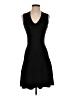 Ann Taylor LOFT Solid Black Cocktail Dress Size S - photo 1