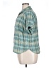 L.L.Bean Plaid Teal Short Sleeve Blouse Size XL (estimated) - photo 5