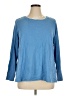 J.Jill Blue Long Sleeve Top Size XL - photo 1