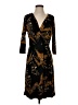 212 Collection Print Brown Cocktail Dress Size XS - photo 1