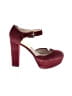 MICHAEL Michael Kors 100% Leather Burgundy Heels Size 10 - photo 1
