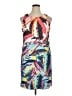 Unbranded Graphic Blue Cocktail Dress Size XL - photo 1